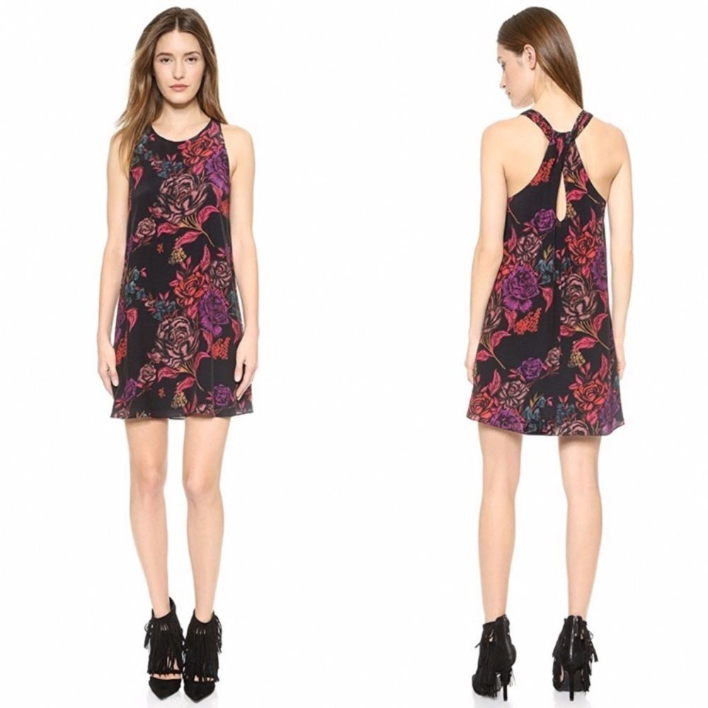 Alice + Olivia Liz Floral Tapestry Dress - Picture 5 of 5
